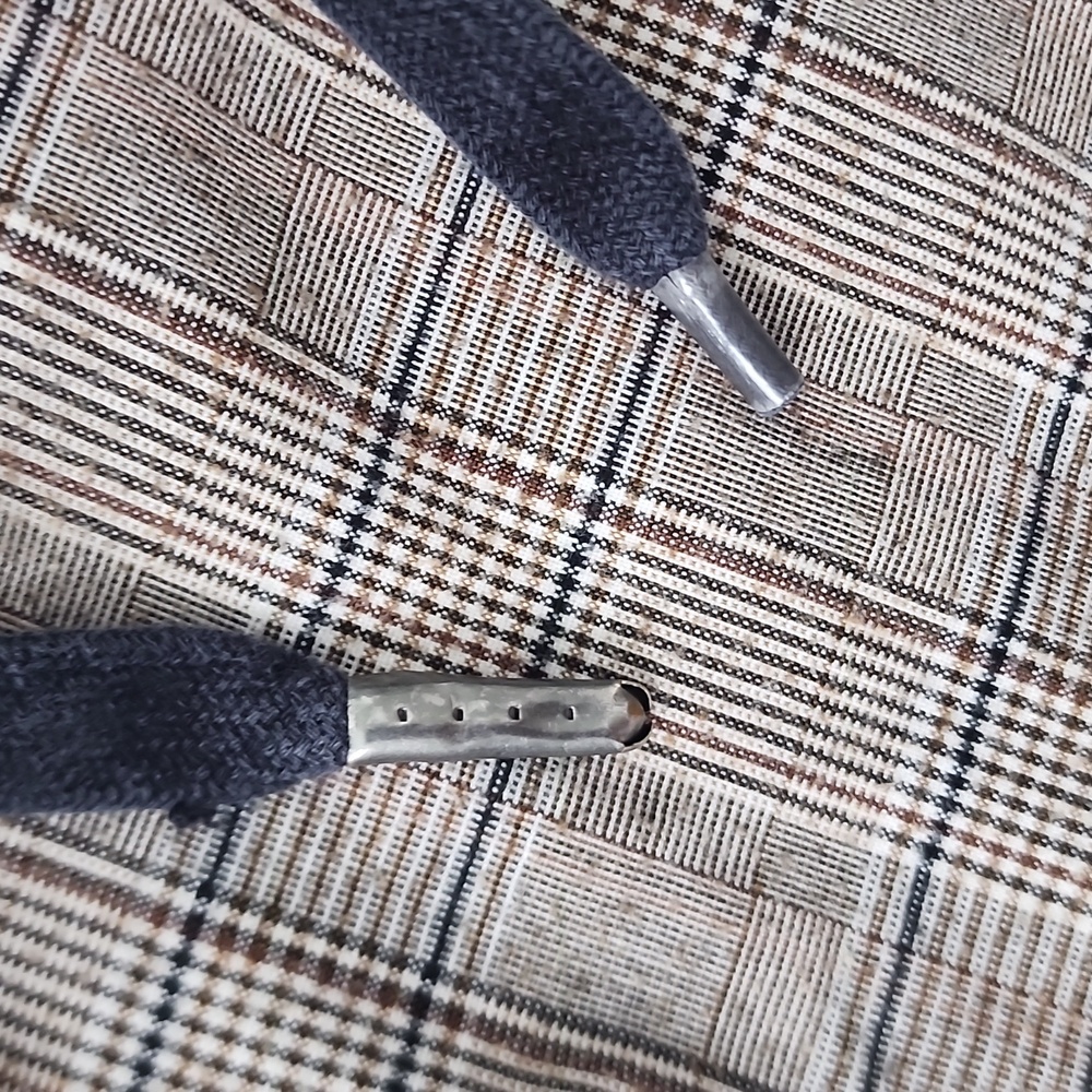Drake Men's Plaid Jogger Pants - Brown and Gray - Picture 6 of 10